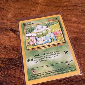 Bulbasaur Base Set Pokemon